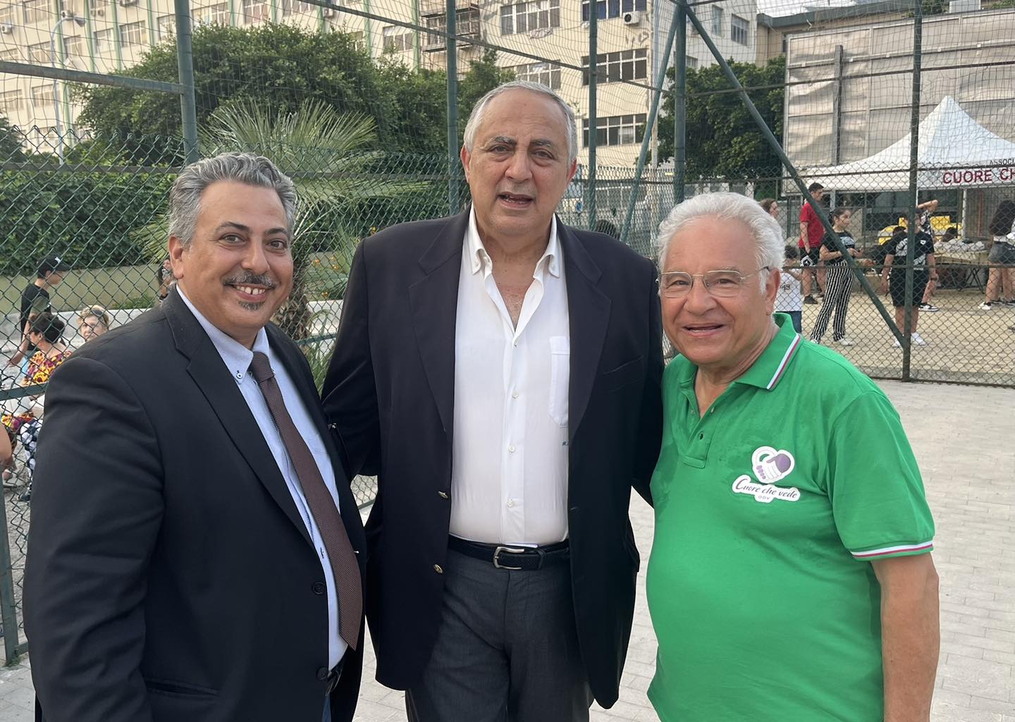 Con il sindaco Roberto Lagalla e Giuseppe Piazzese
